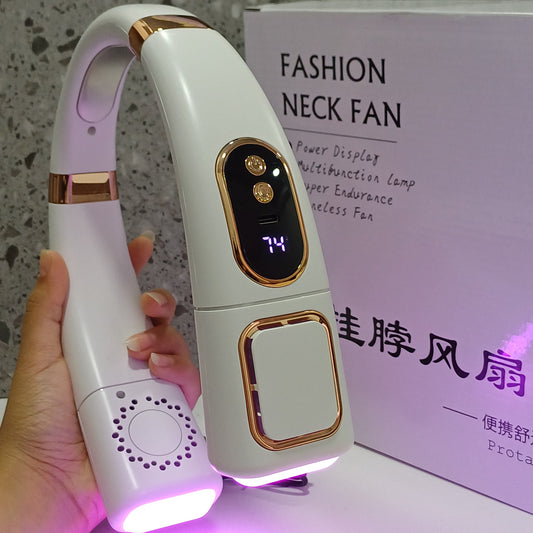 Ventilador De Cuello Portatil Con Luz Led❄️