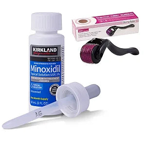 PACK FACIAL 1 MINOXIDIL LIQUIDO + REGALO DERMA ROLLER