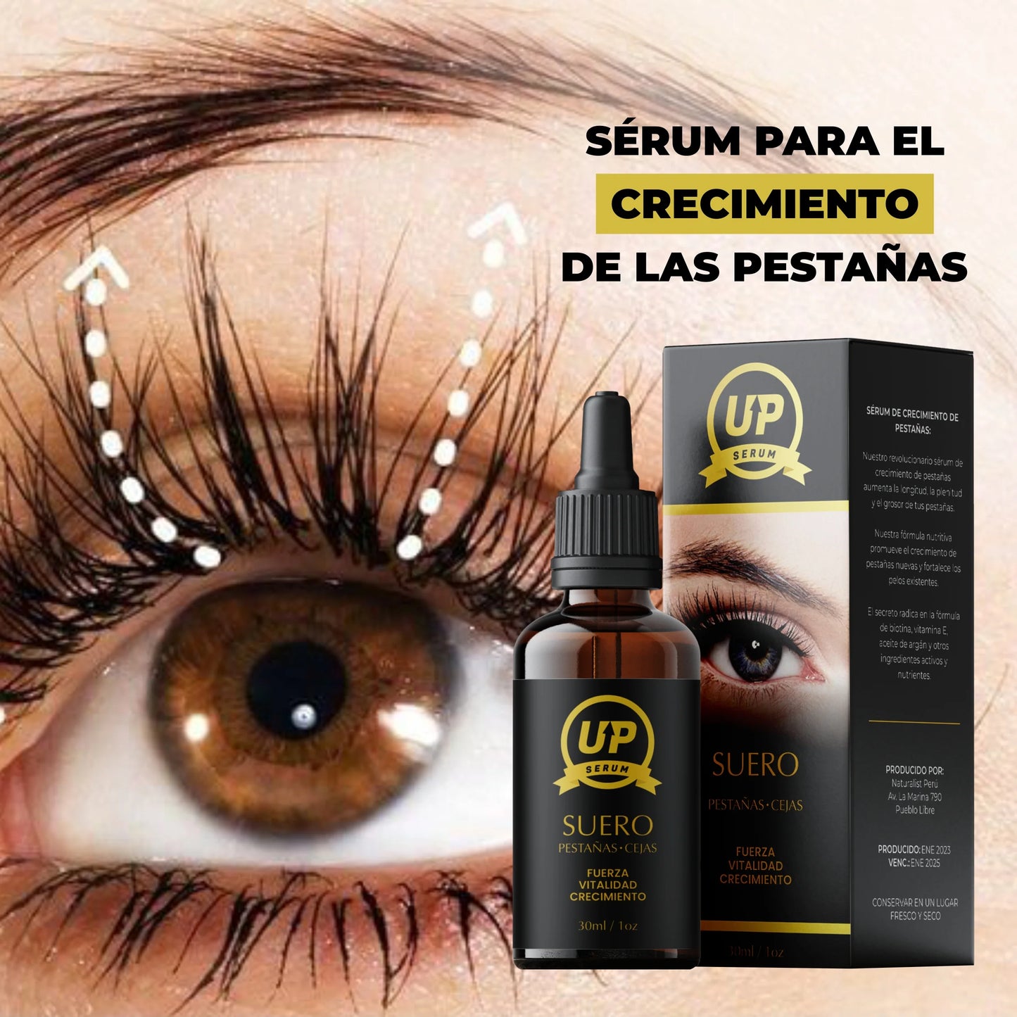 SERUM DE PESTAÑAS Y CEJAS